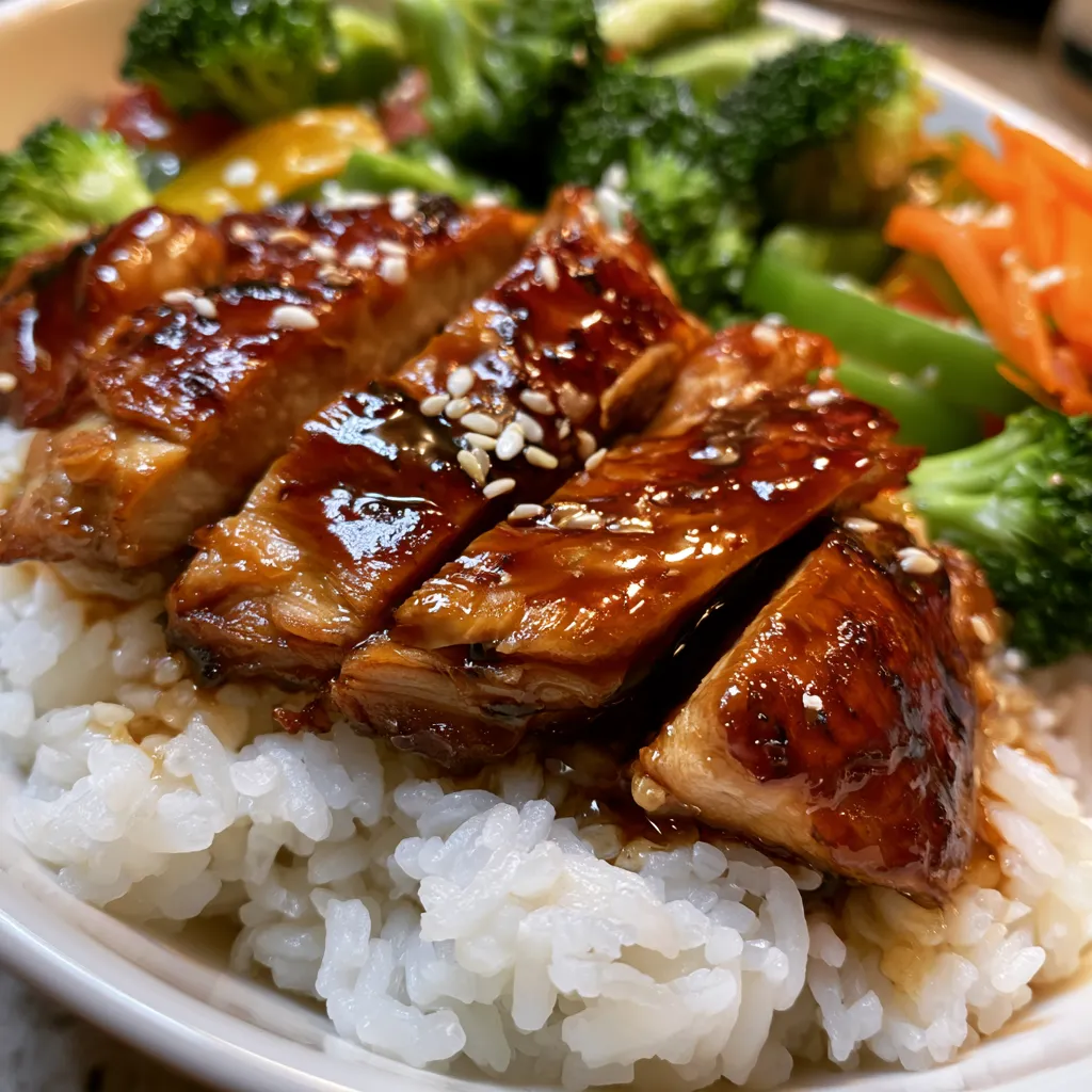 Teriyaki Chicken Rice Bowl