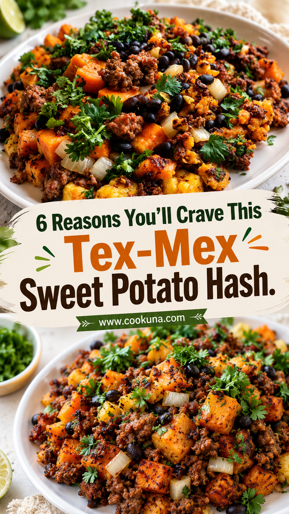 Tex-Mex Sweet Potato Hash with Ground Beef