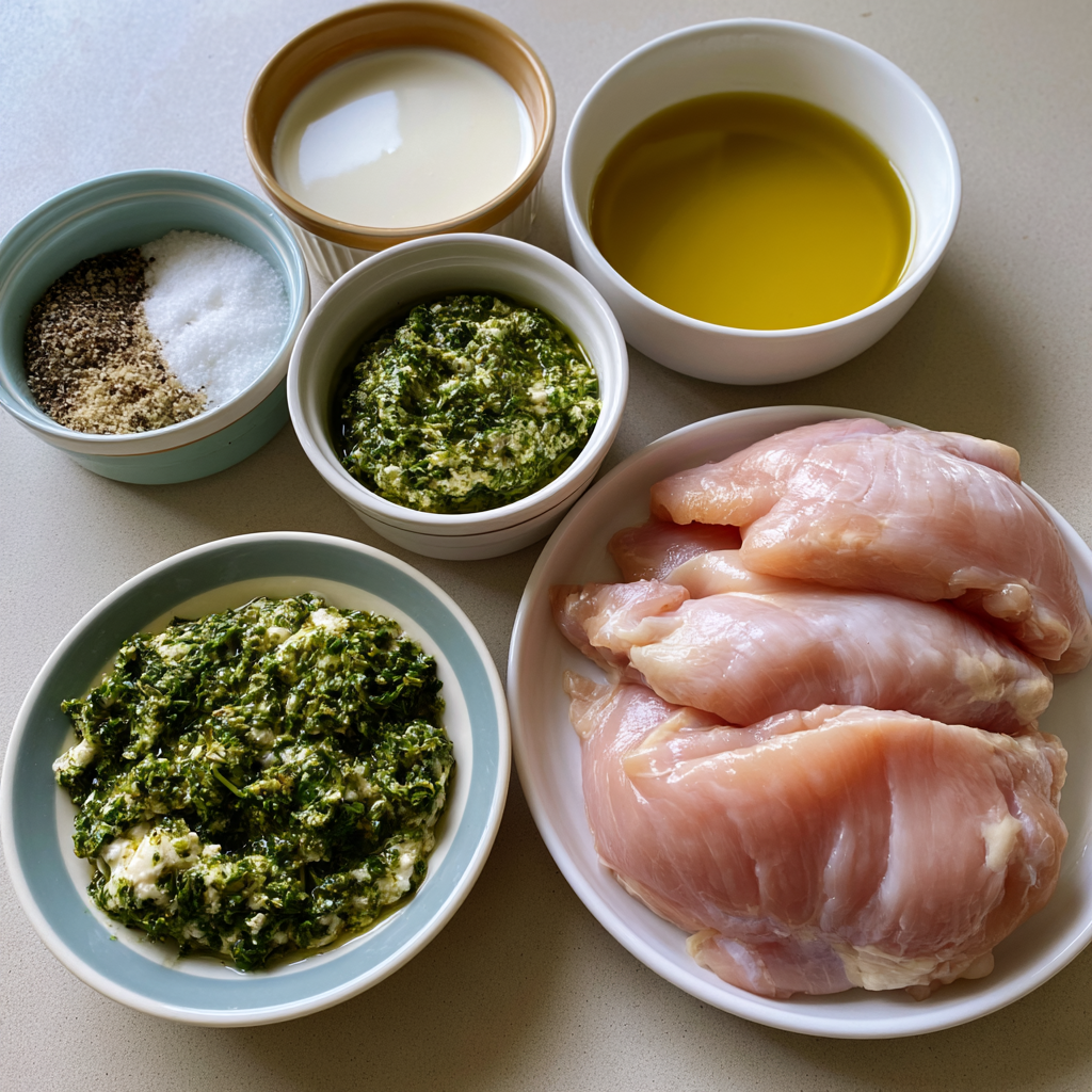 creamy pesto chicken