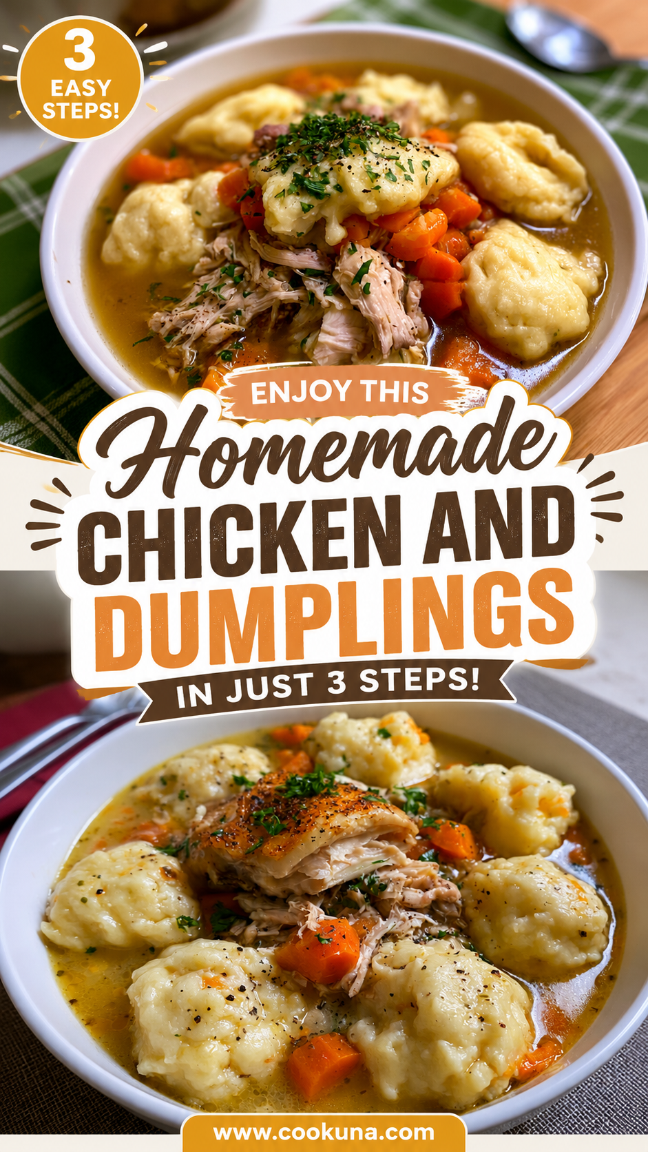 homemade chicken and dumplings