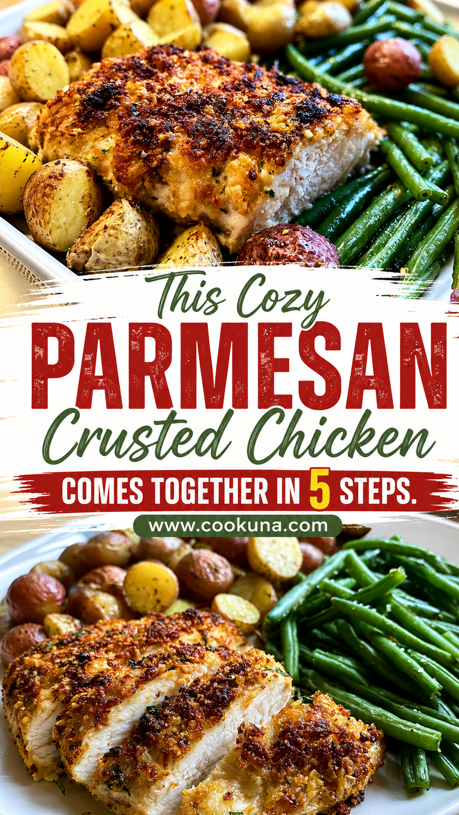 parmesan crusted chicken sheet pan dinner