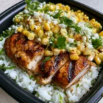 street corn chicken rice bowls prepper protein