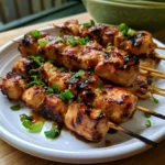 teriyaki chicken skewers