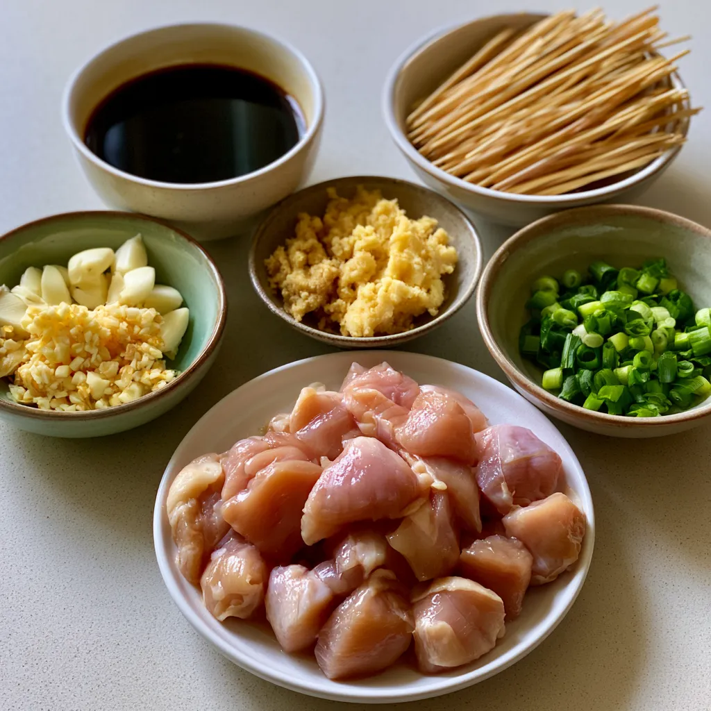 teriyaki chicken skewers