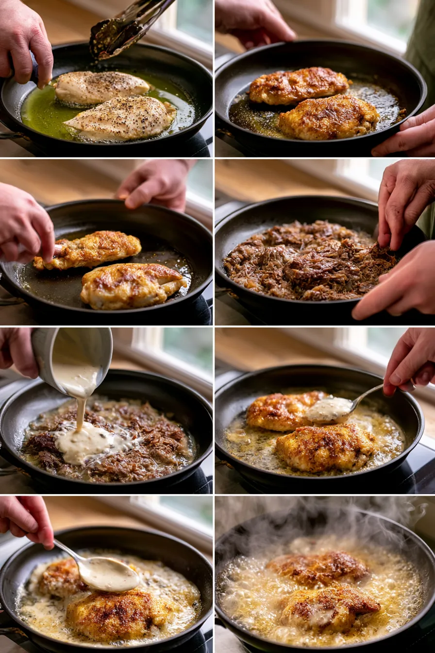 Creamy Smoked Beef Chicken