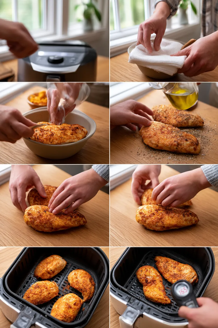 air fryer chicken breast without breading