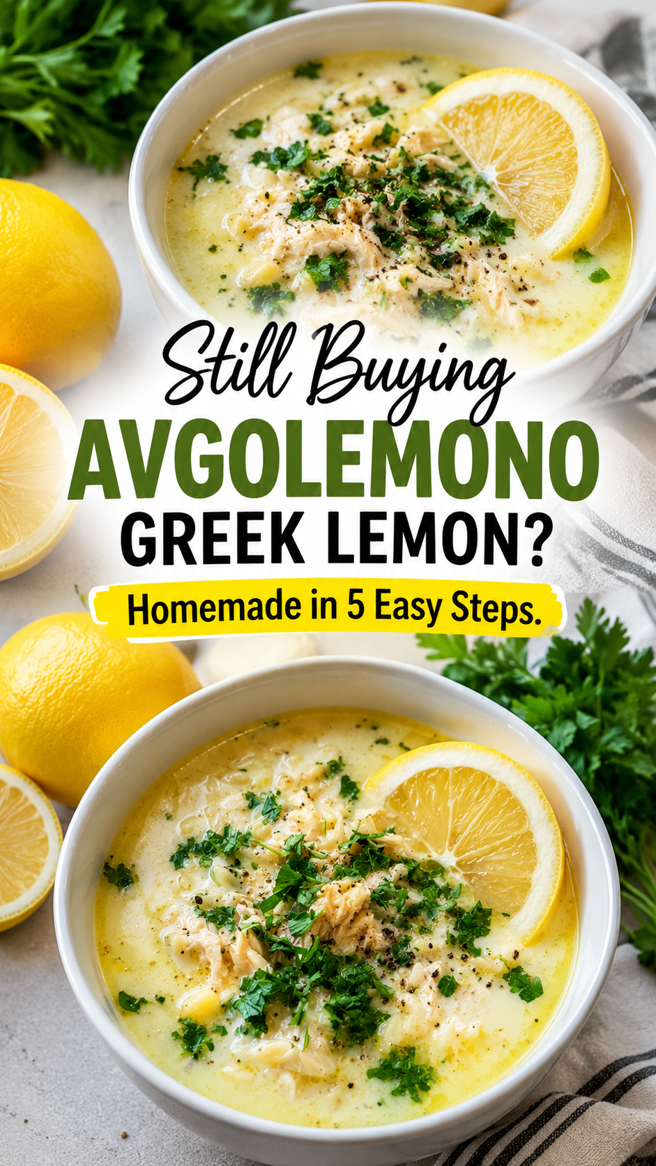 avgolemono greek lemon chicken soup