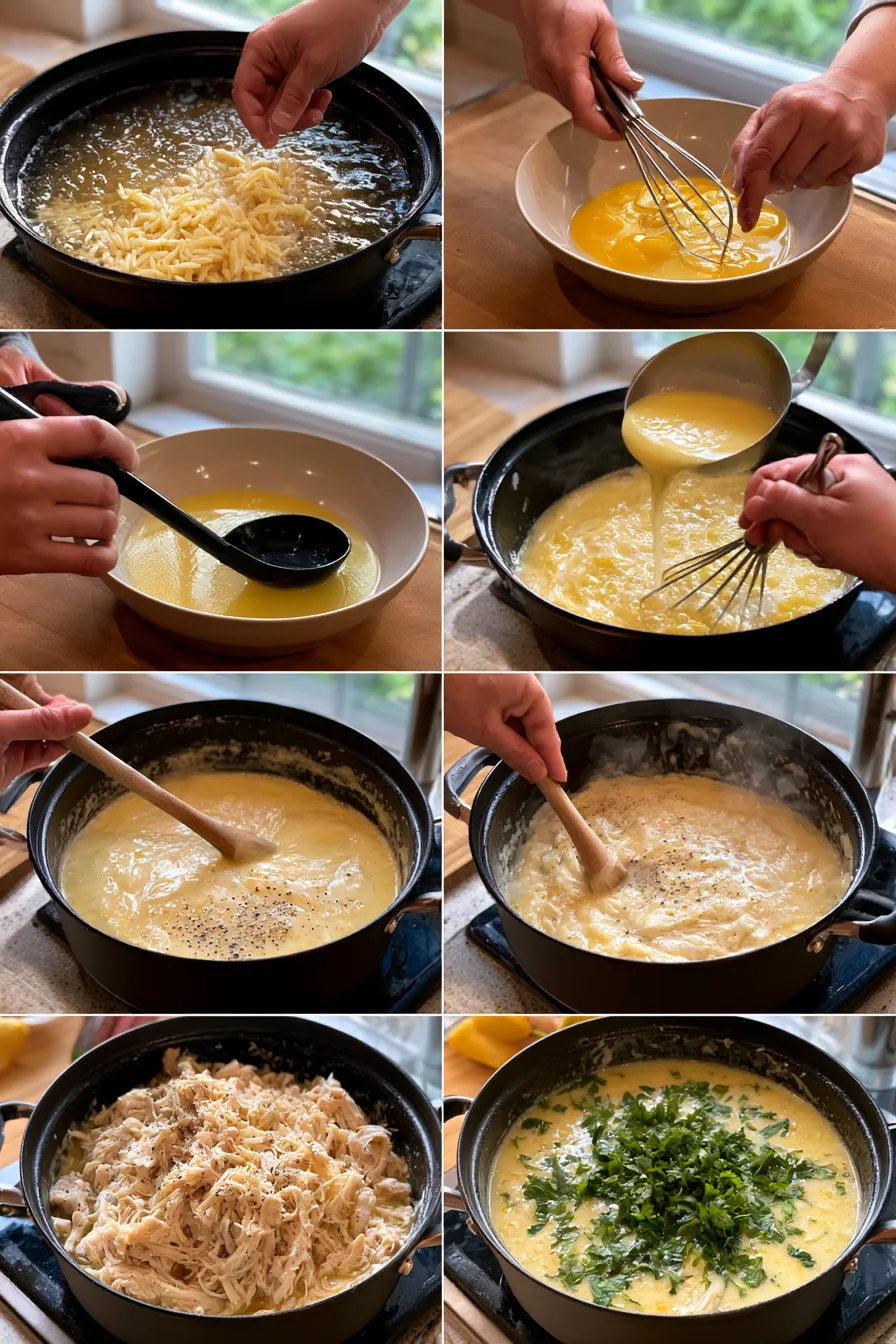 avgolemono greek lemon chicken soup