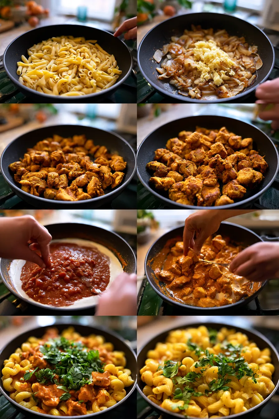 butter chicken pasta
