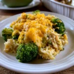 cheesy broccoli chicken and rice casserole
