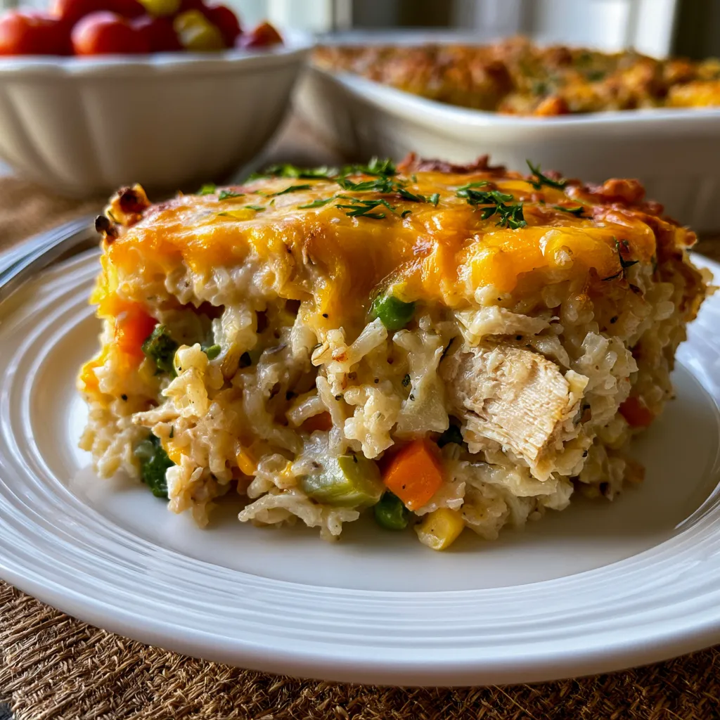 chicken and rice casserole