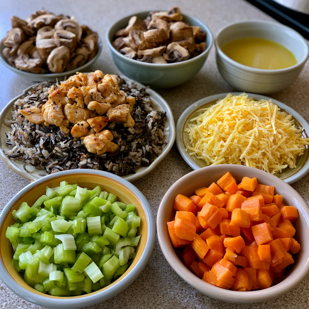 chicken and wild rice casserole