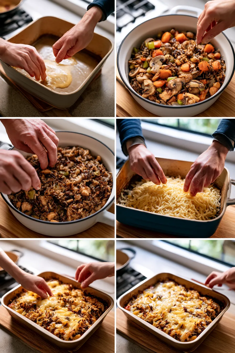 chicken and wild rice casserole