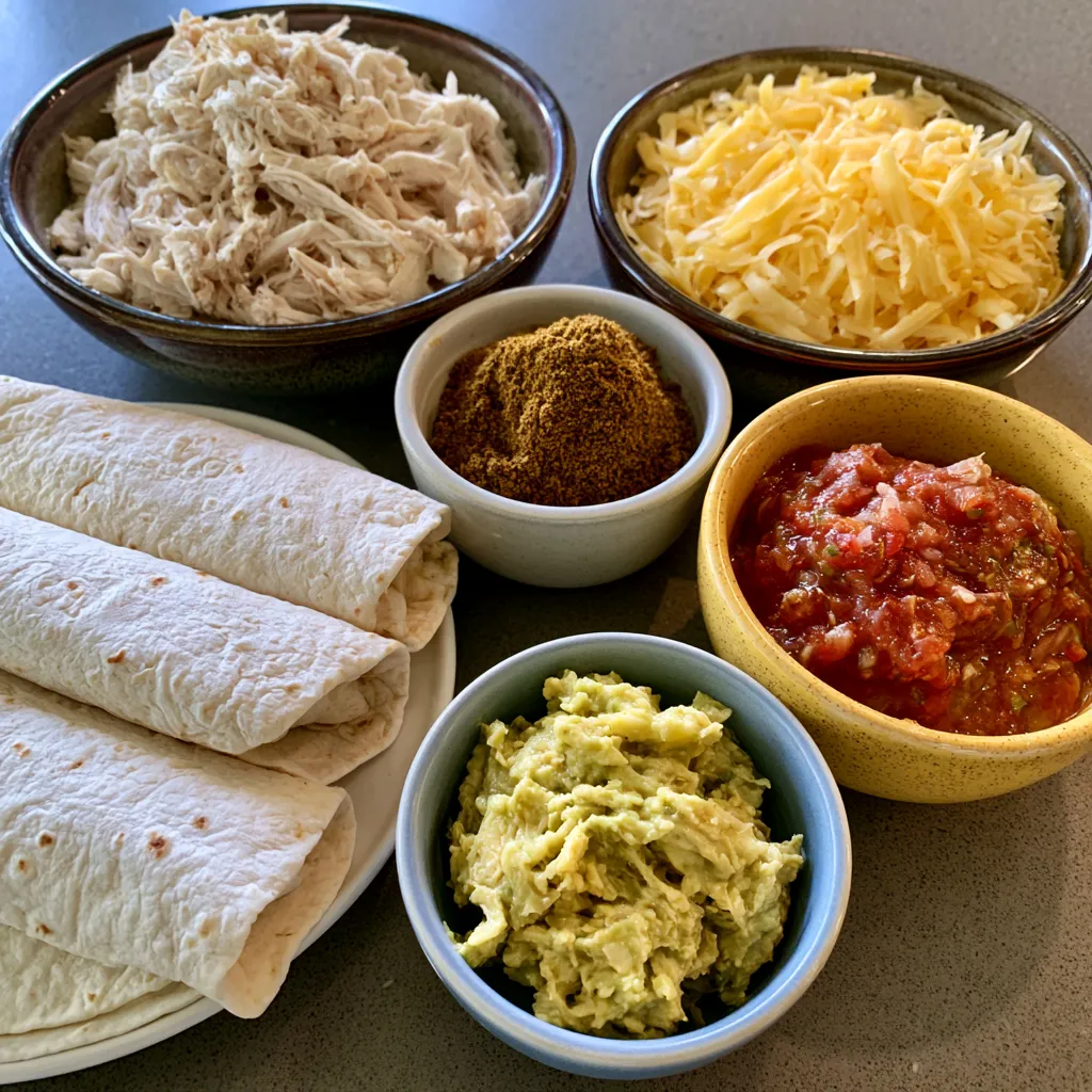 chicken chimichangas