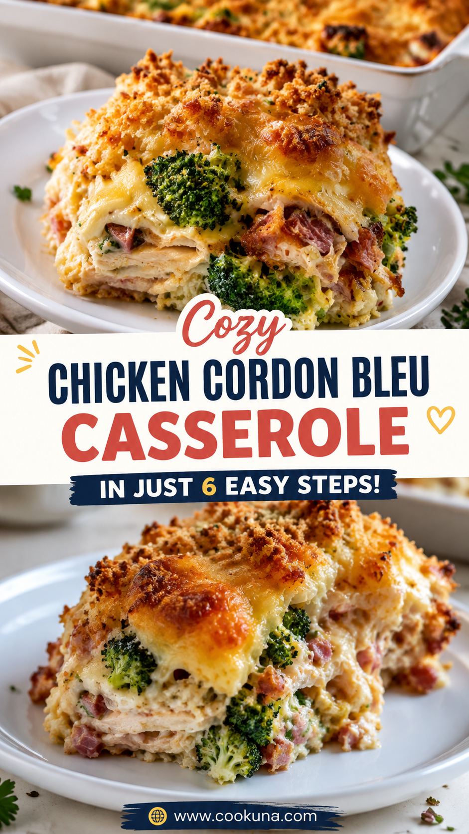 chicken cordon bleu casserole