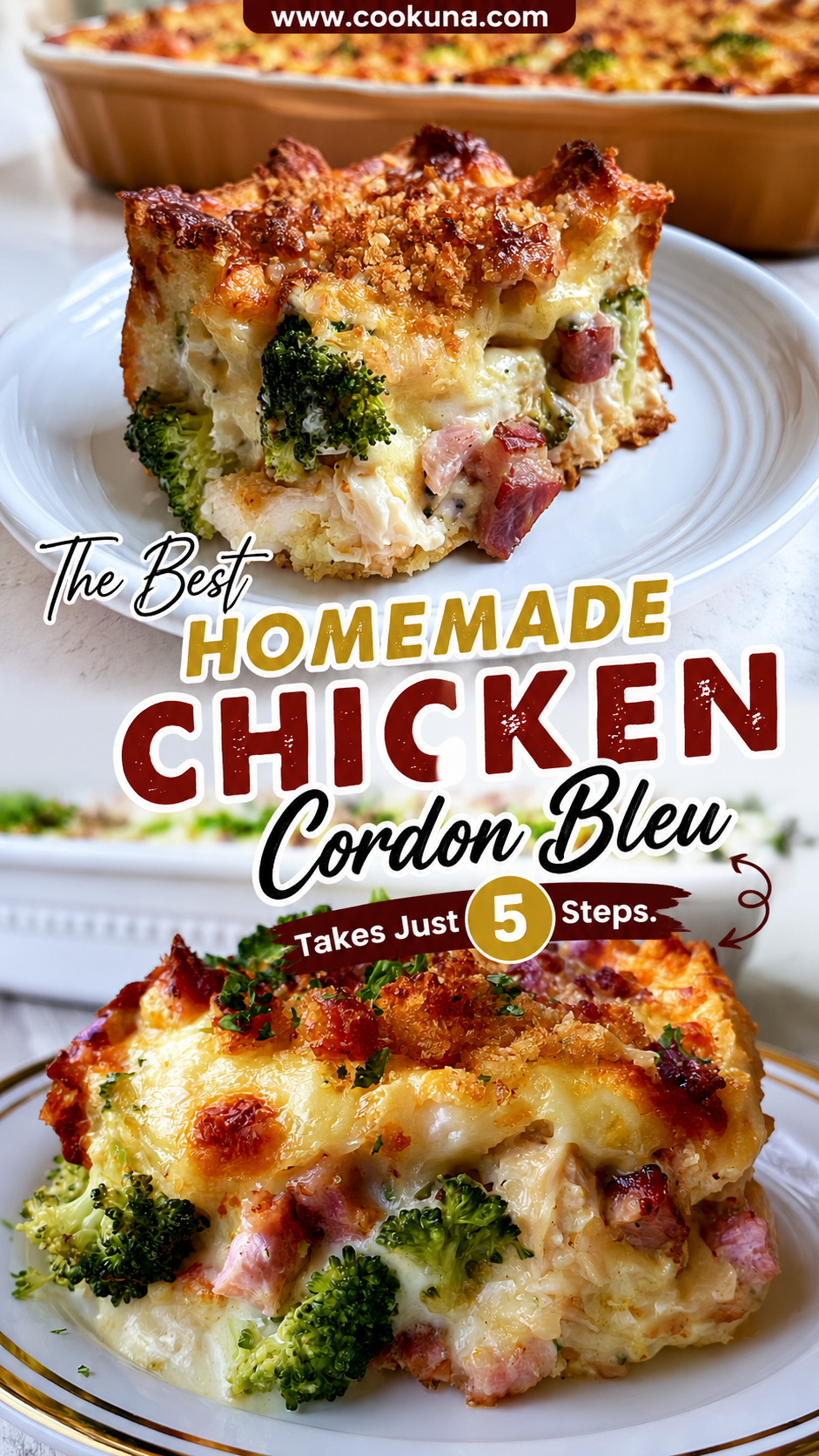 chicken cordon bleu casserole