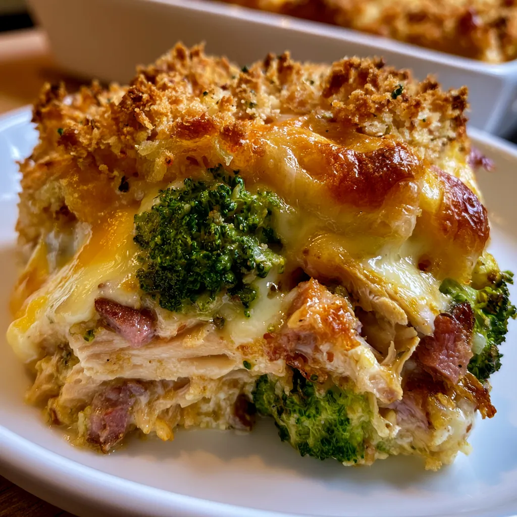 chicken cordon bleu casserole