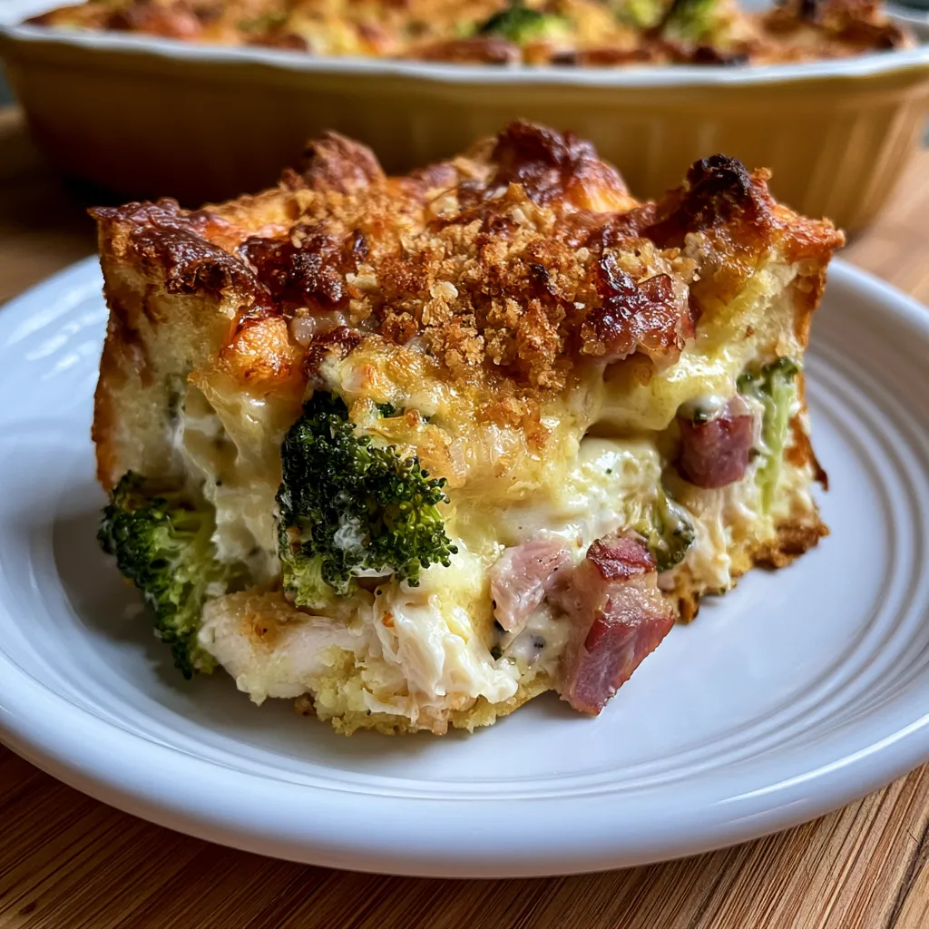 chicken cordon bleu casserole
