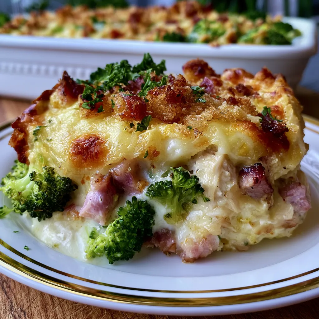 chicken cordon bleu casserole