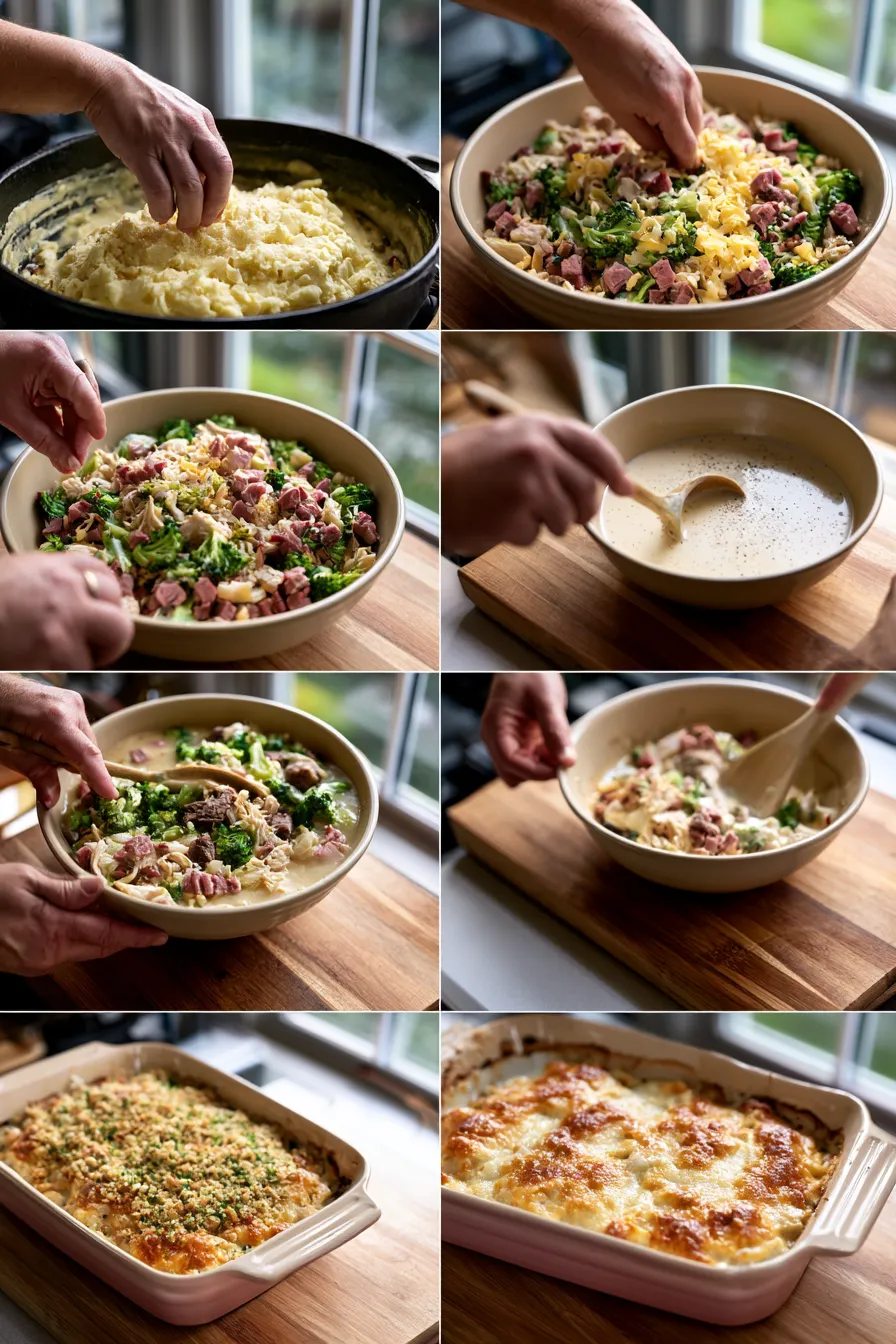 chicken cordon bleu casserole
