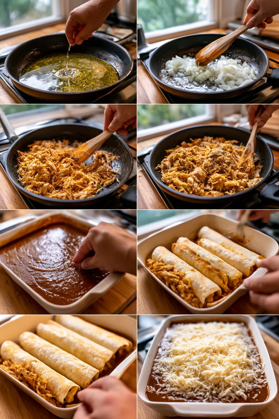 chicken enchiladas