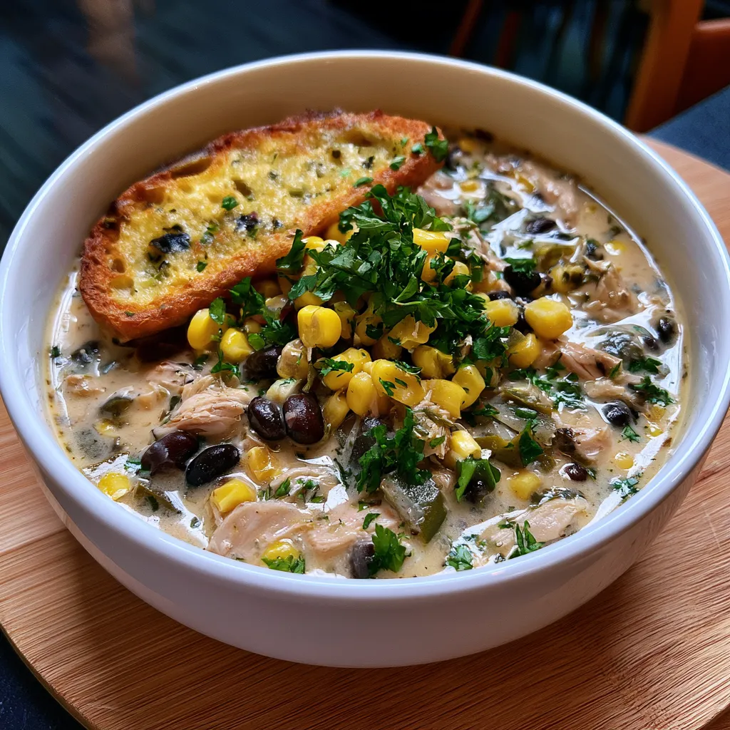 chicken poblano soup