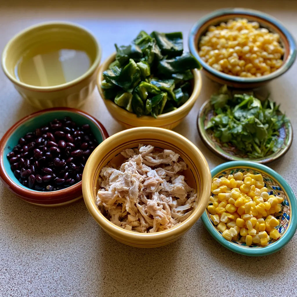 chicken poblano soup