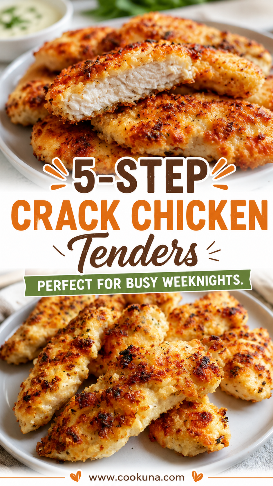 crack chicken tenders parmesan and mayo crusted chicken