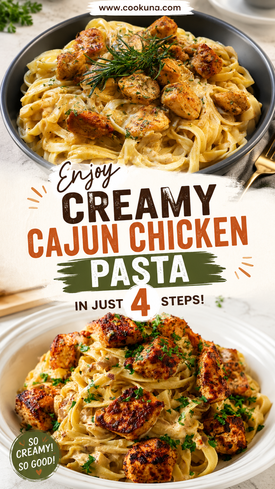 creamy cajun chicken pasta