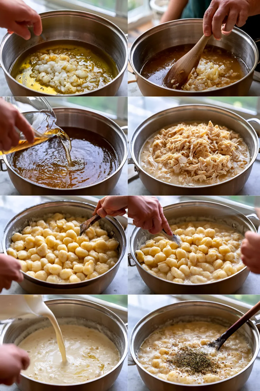 creamy chicken gnocchi soup