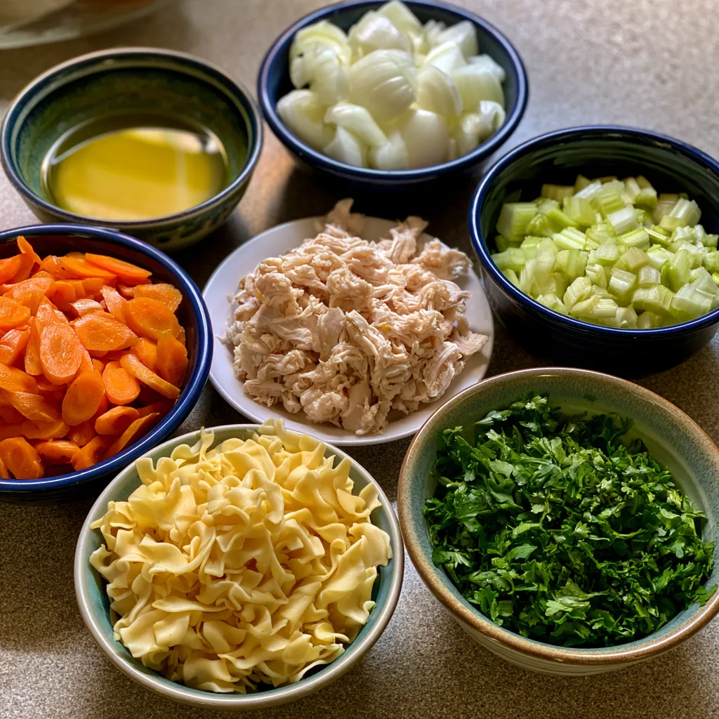 creamy chicken noodle soup