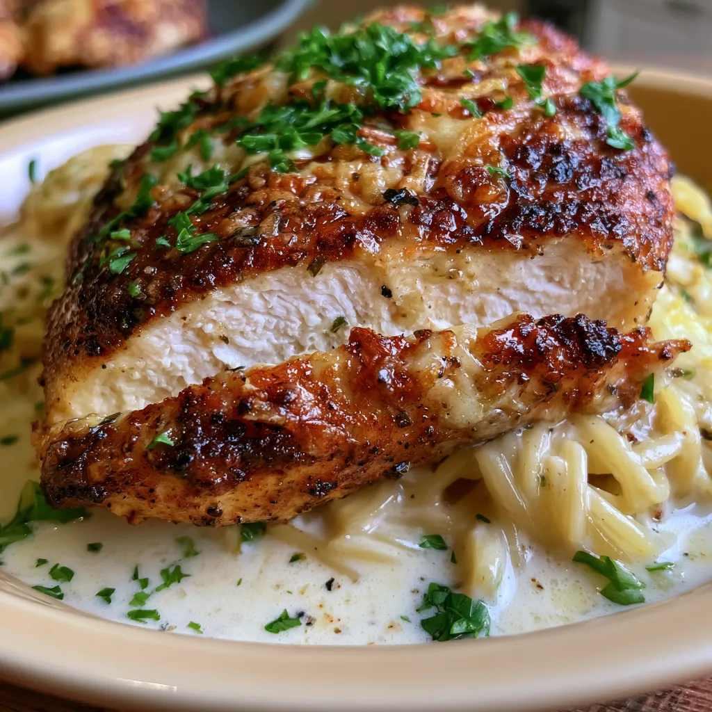 creamy garlic chicken