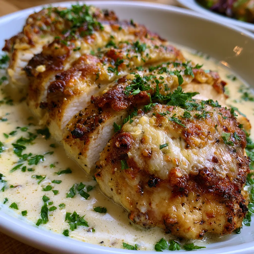 creamy garlic parmesan chicken