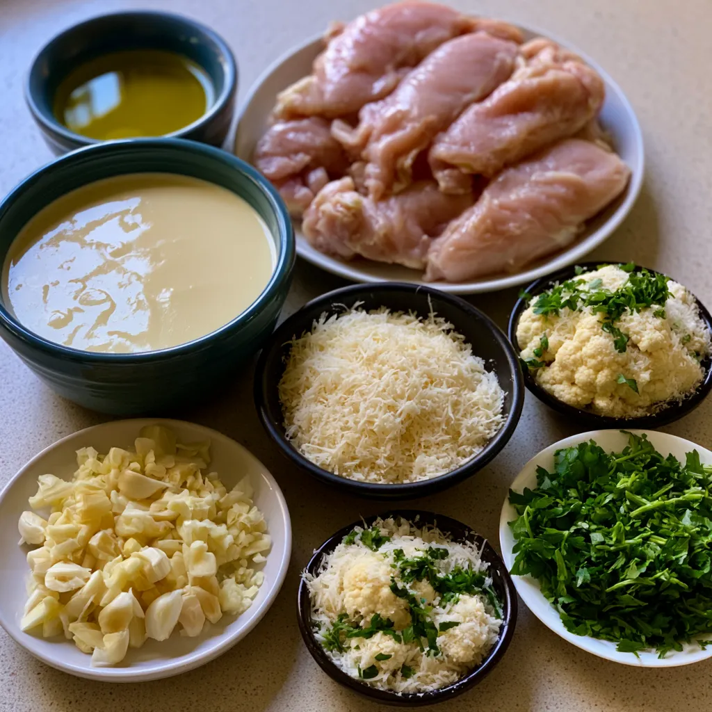 creamy garlic parmesan chicken
