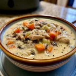 crockpot chicken wild rice soup