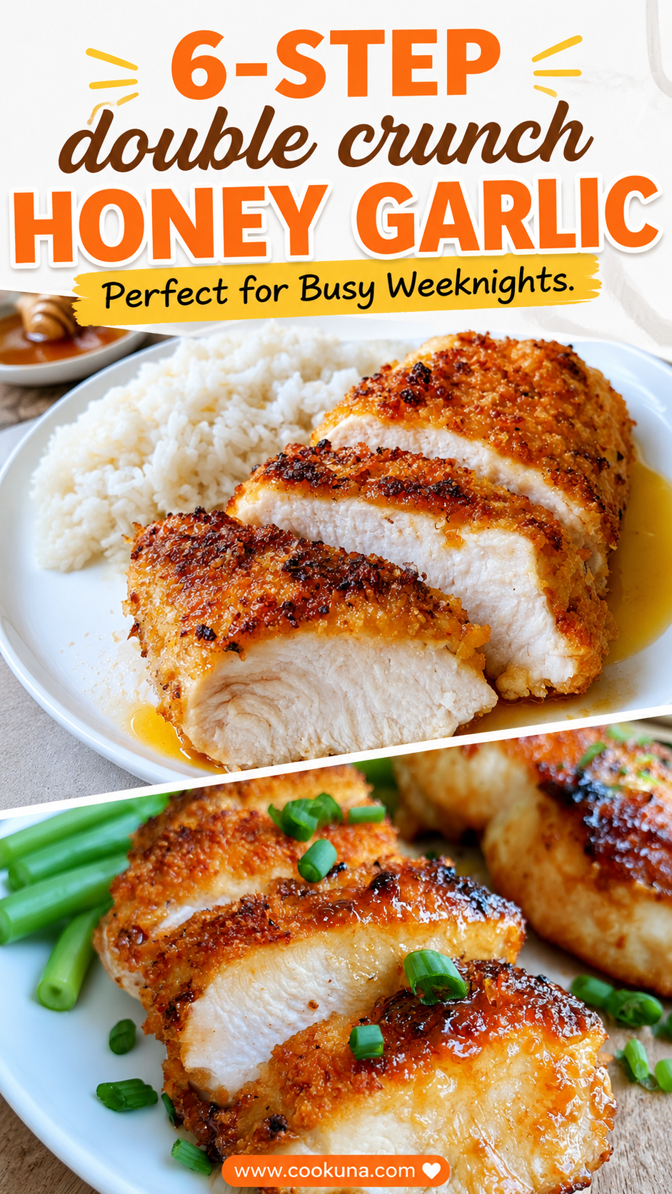 double crunch honey garlic chicken