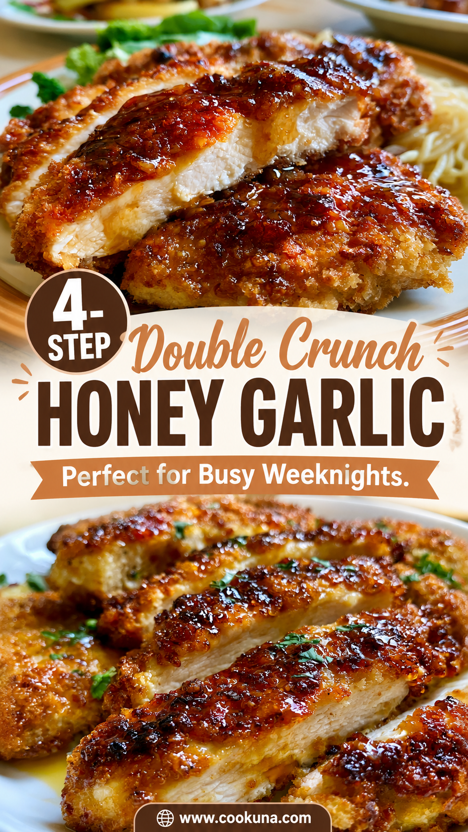 double crunch honey garlic chicken