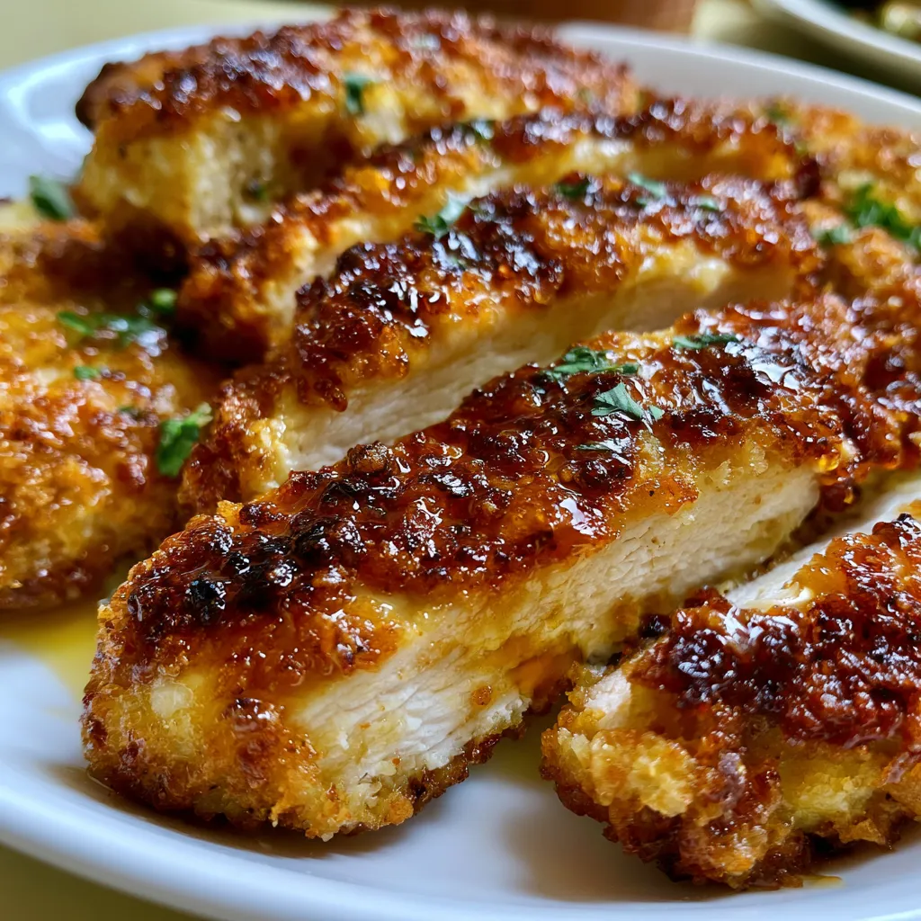 double crunch honey garlic chicken