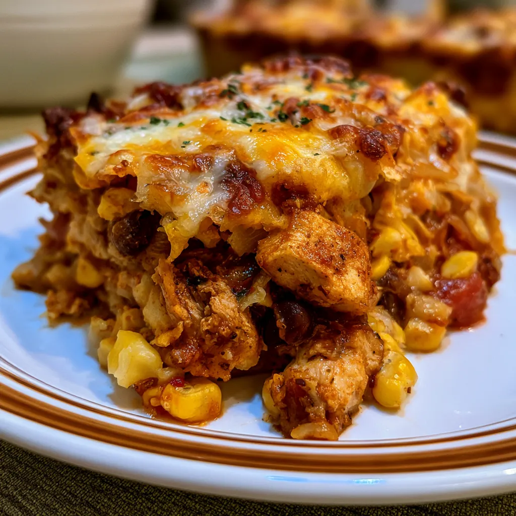 fajita chicken casserole