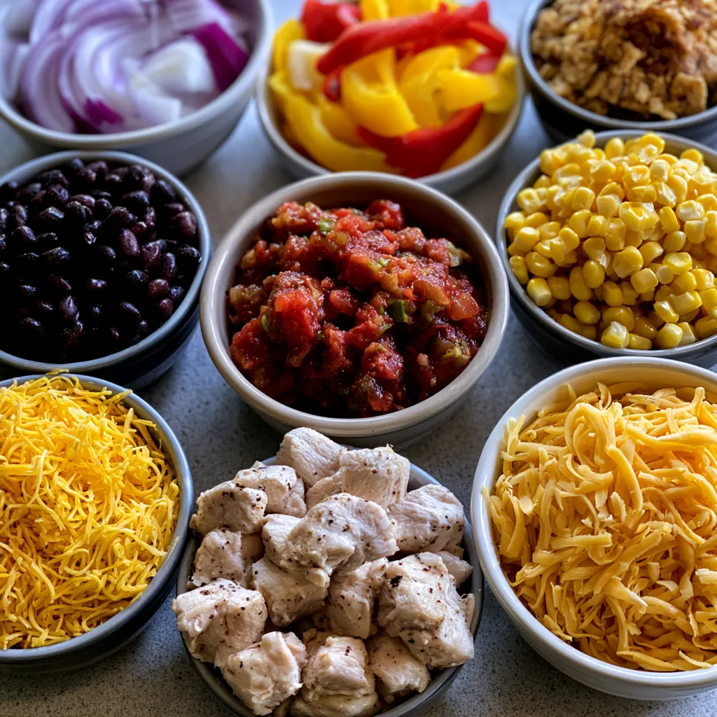 fajita chicken casserole