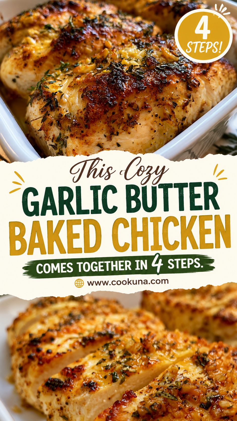 garlic butter baked chicken breast