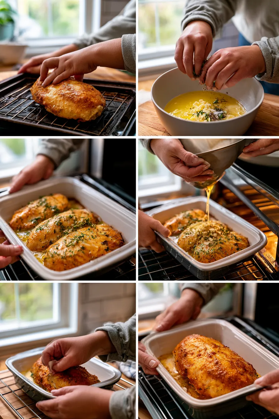 garlic butter baked chicken breast