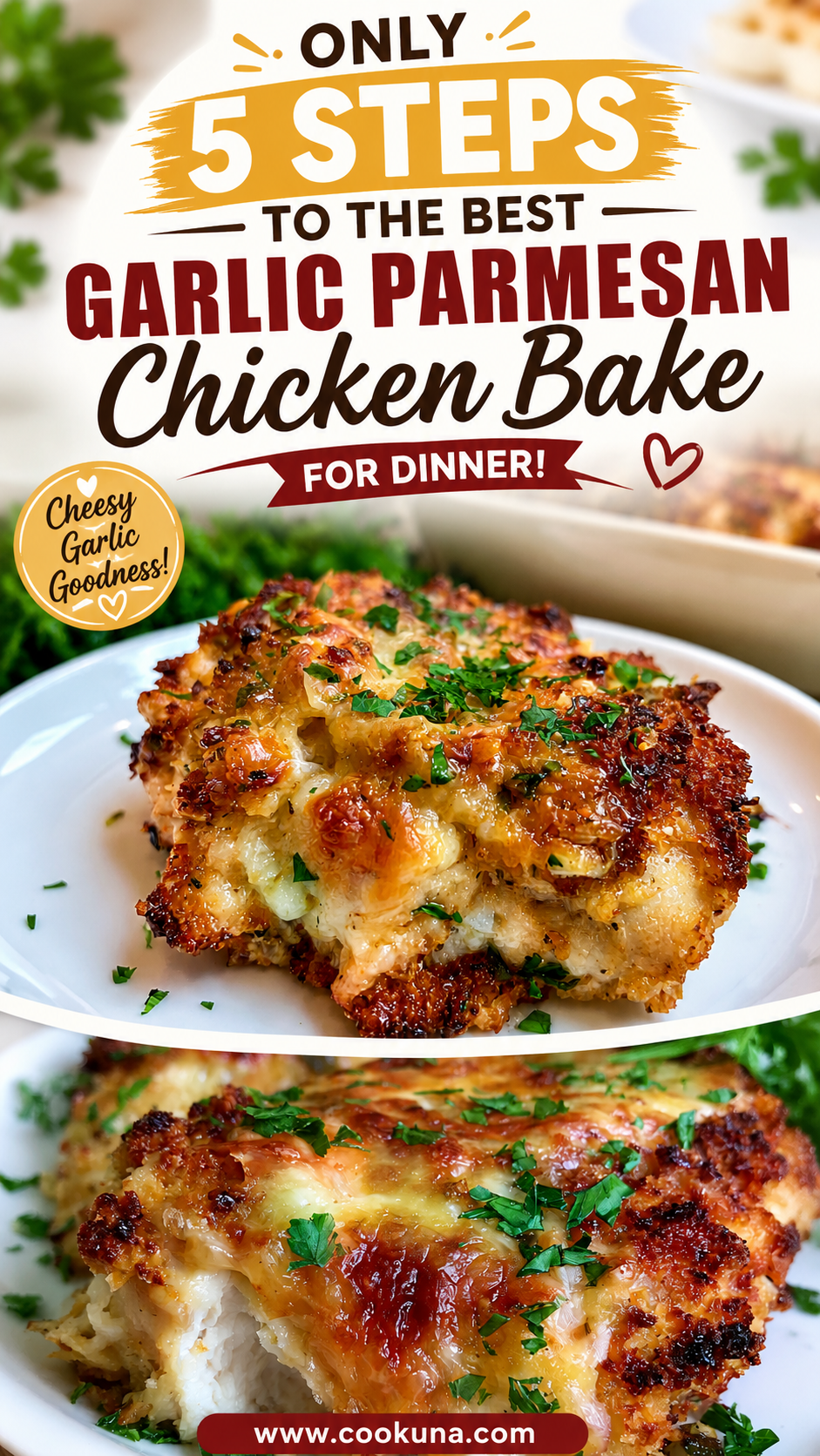 garlic parmesan chicken bake