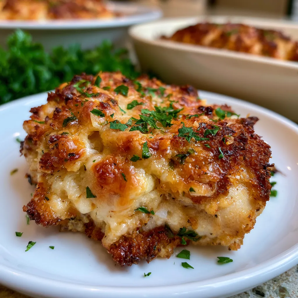 garlic parmesan chicken bake