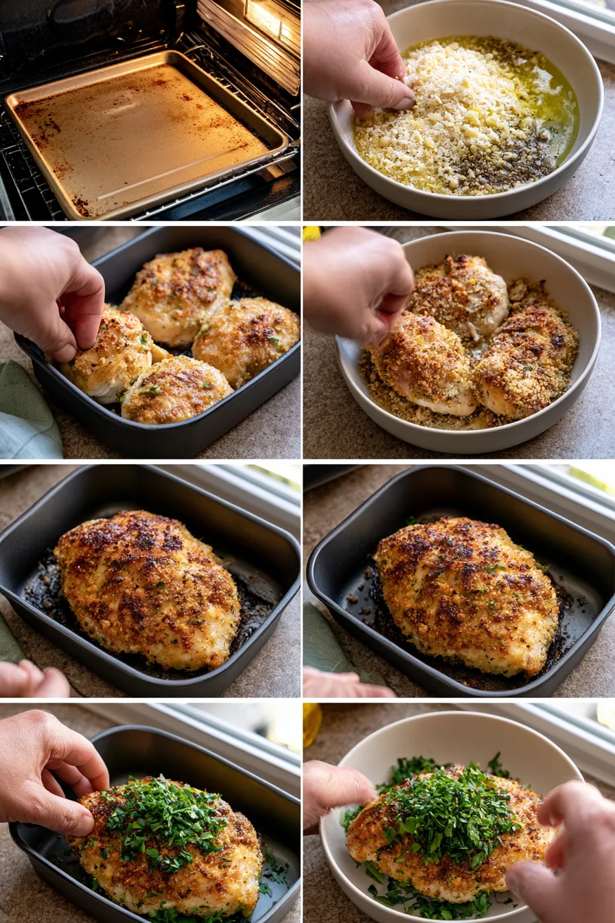 garlic parmesan chicken bake