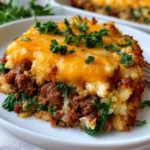 ground beef cauliflower rice casserole