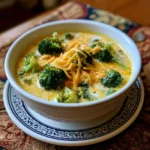 high protein broccoli cheddar soup