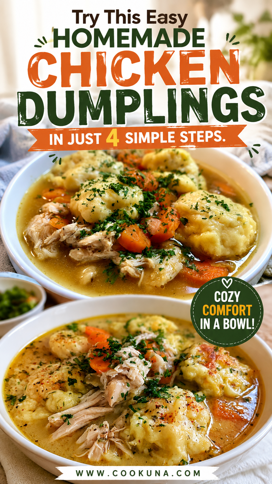 homemade chicken and dumplings