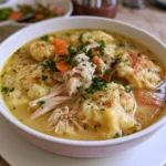 homemade chicken and dumplings