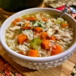 homemade chicken and rice soup